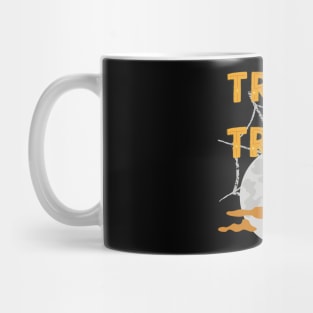 Trick or treat for Halloween party Mug